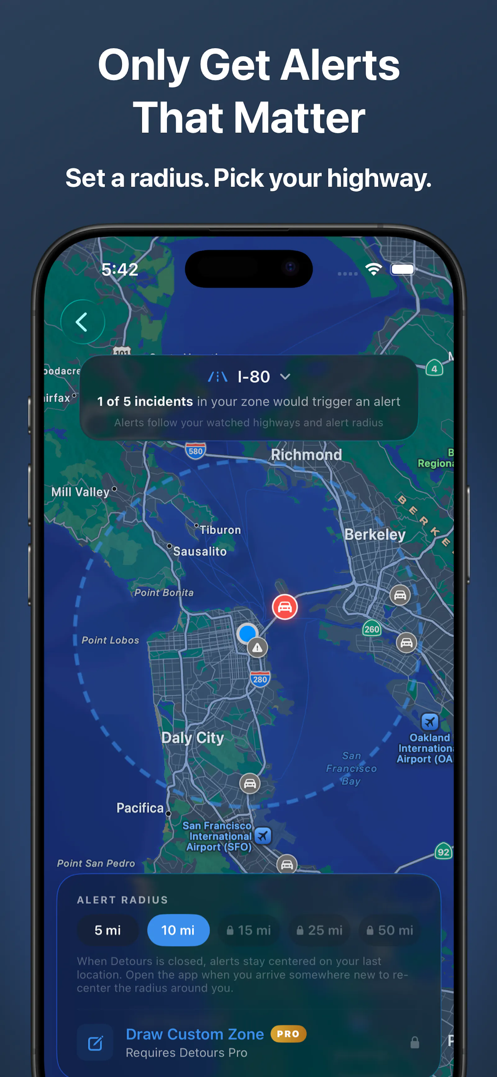 Detours: Traffic & Road Alerts screenshot 2