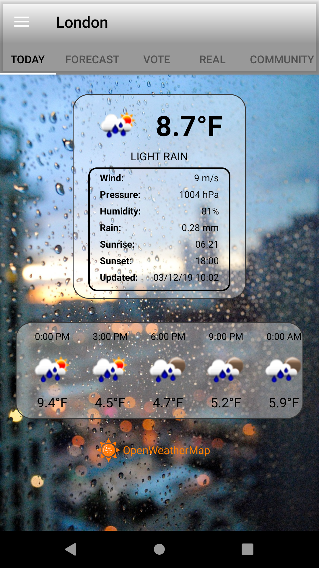 Weather App: Make your own weather gallery image