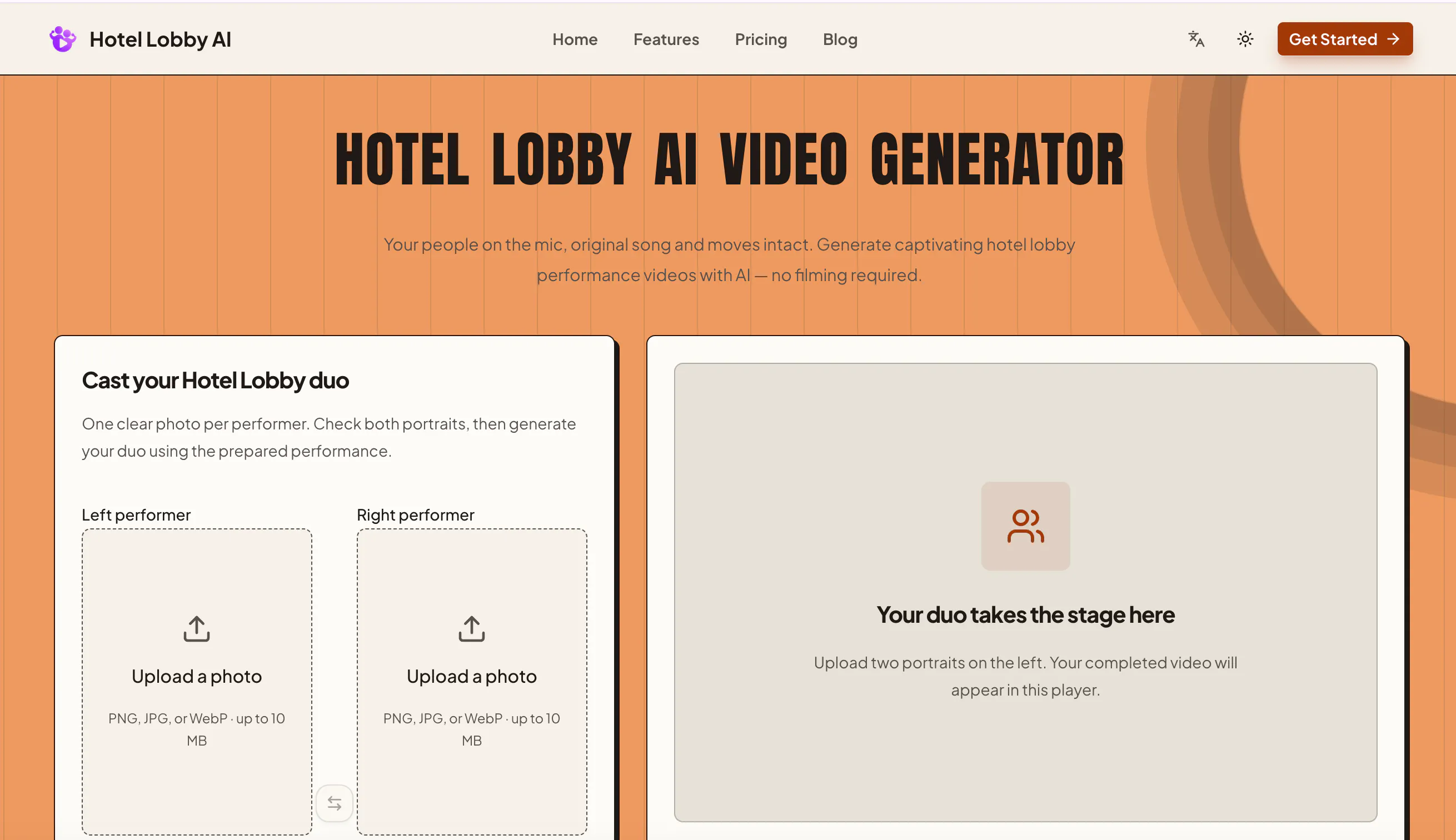 Hotel Lobby Ai Video Generator gallery image