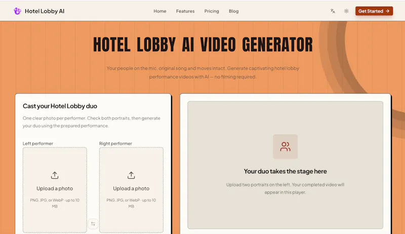 Hotel Lobby Ai Video Generator screenshot 1