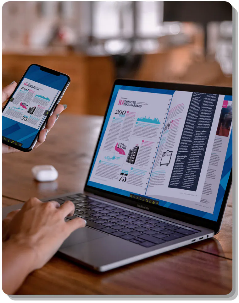 PDF FlipBook のプロダクトバナー