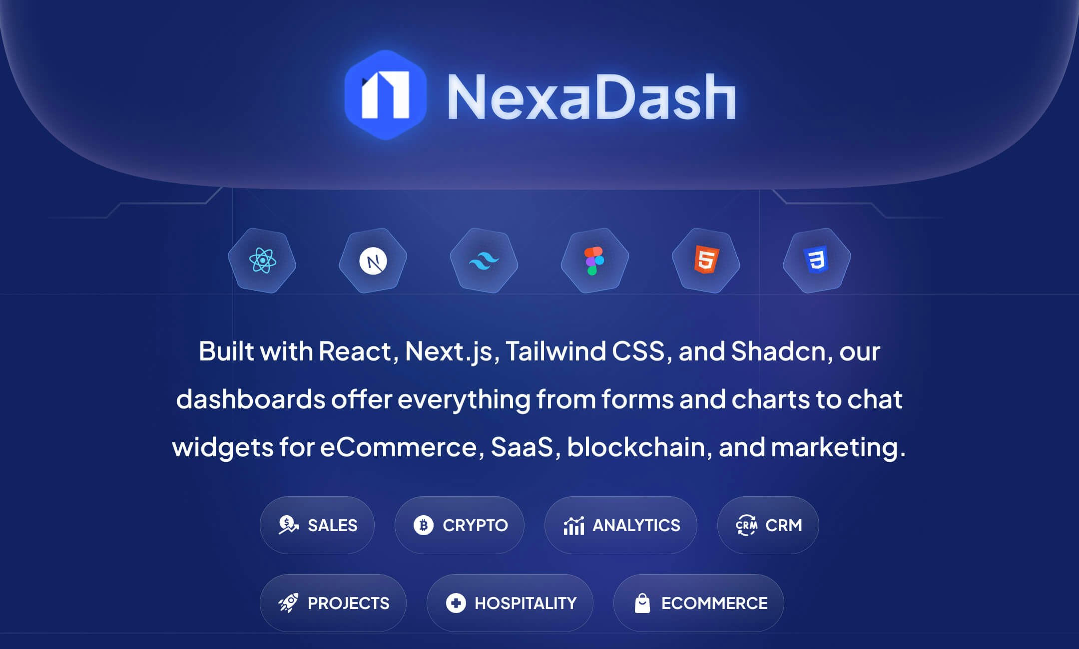 Nexadash - Next.js, Shadcn, Tailwind CSS 관리자 대시 보드 템플릿 미디어 7