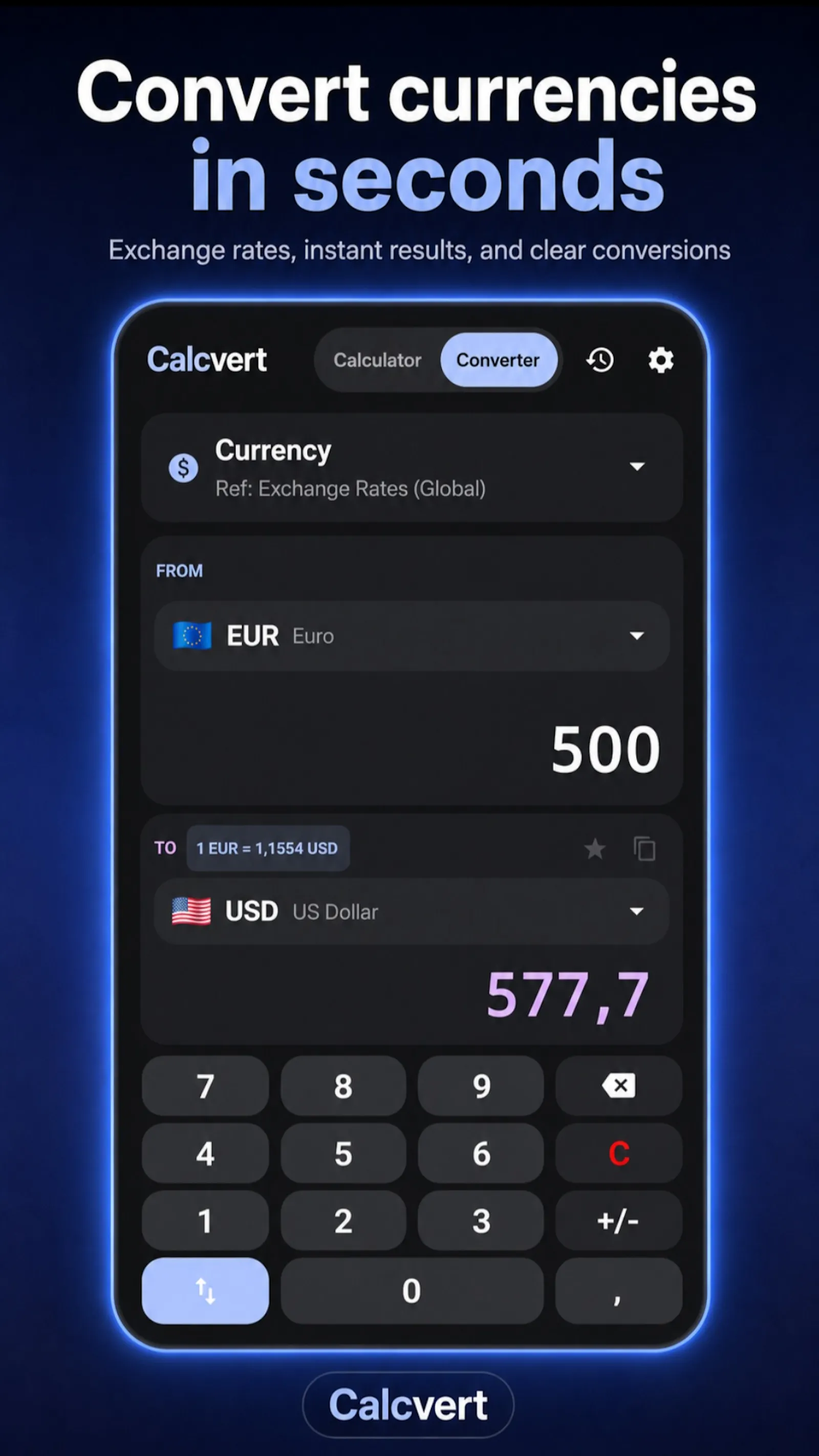 Calcvert: calculator converter screenshot 8