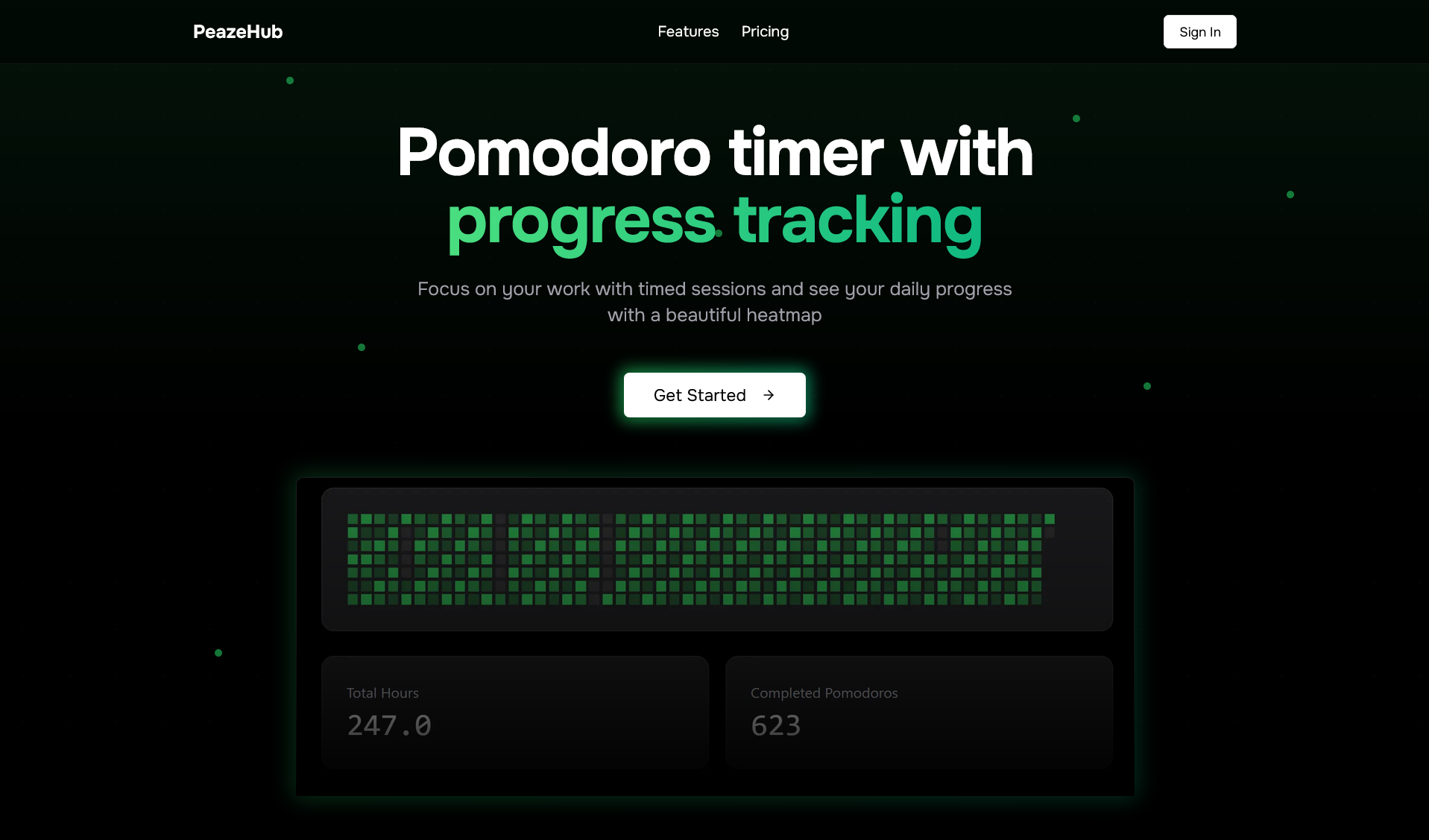 Peazehub - İlerleme izleme ile Pomodoro zamanlayıcı medya 2