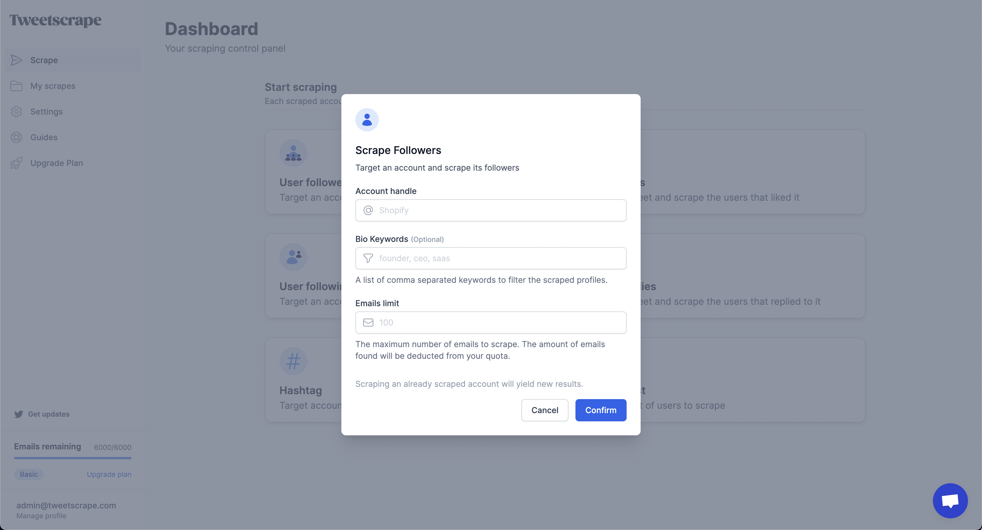 Tweetscrape gallery image
