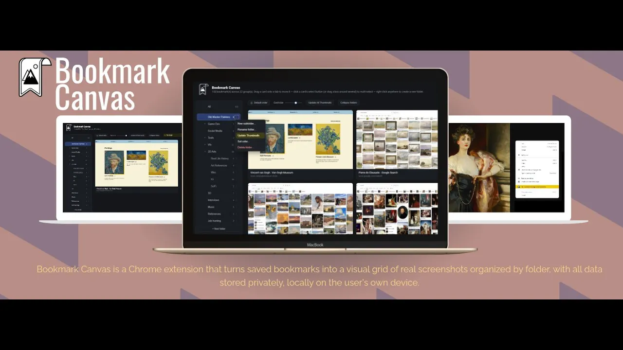 Bookmark Canvas gallery image