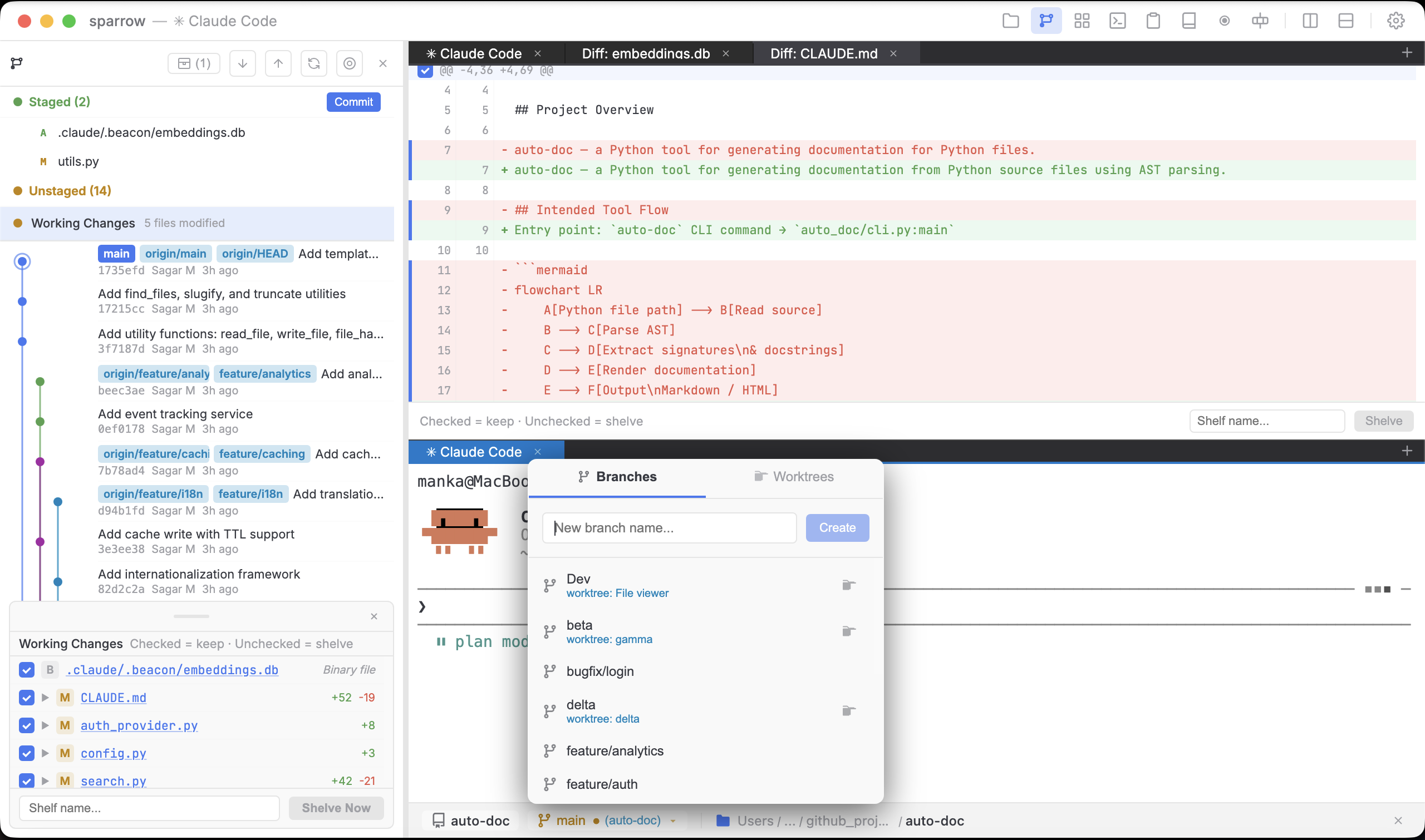 Sparrow - Screenshot 2 showing product features and functionality