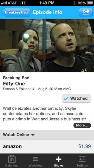 Follow Shows for iPhone gallery image