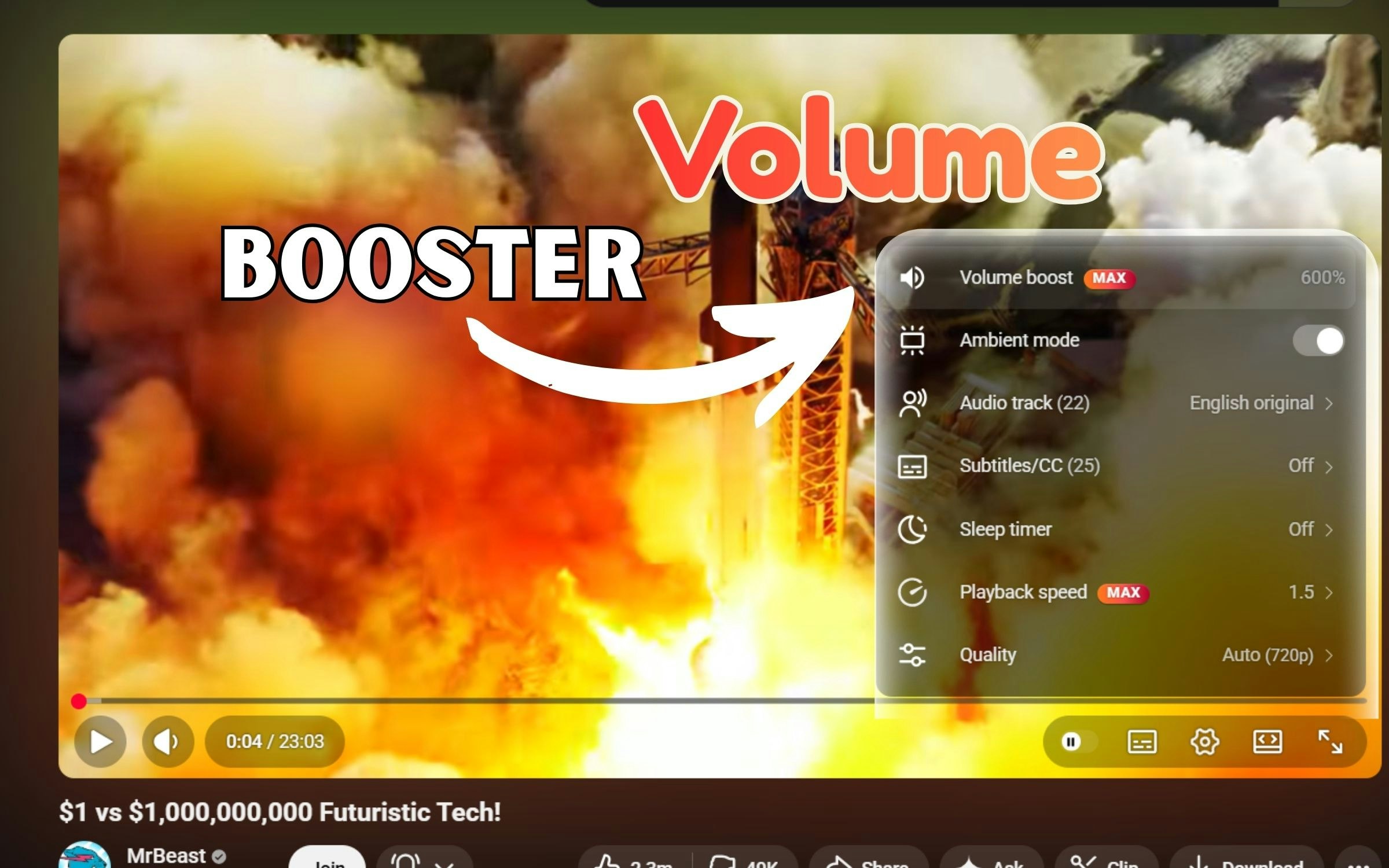 YouTube Custom Playback v1.0.3 - Main product screenshot demonstrating key features and user interface