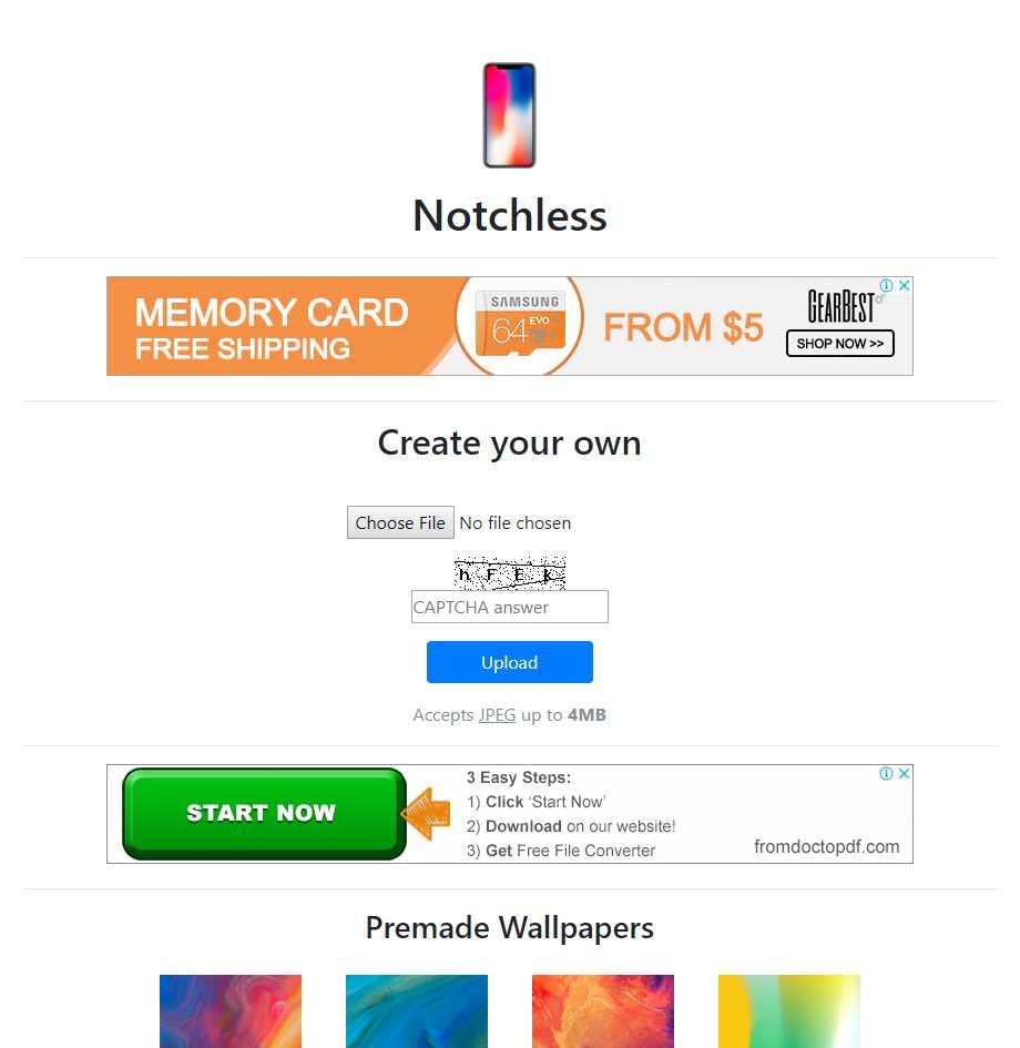 Notchless media 1