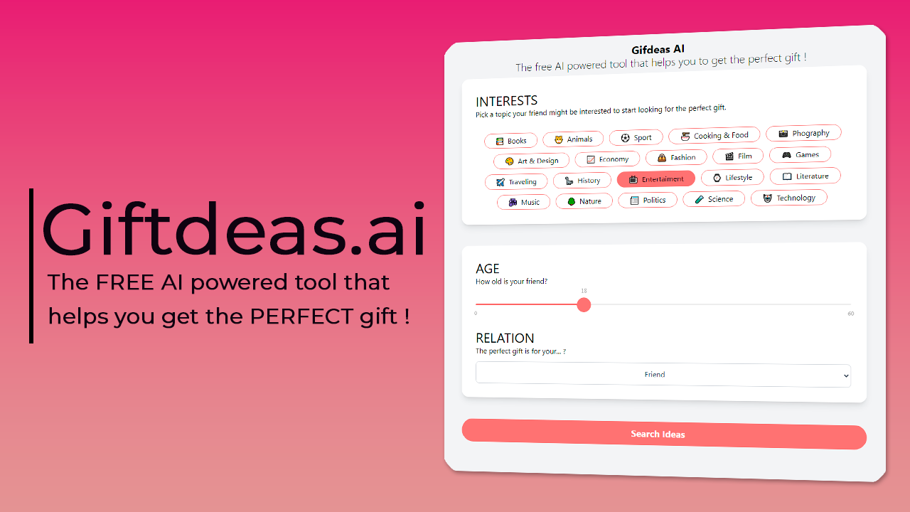 GiftDeas AI - Il ricercatore per regalo gratuito perfetto media 2