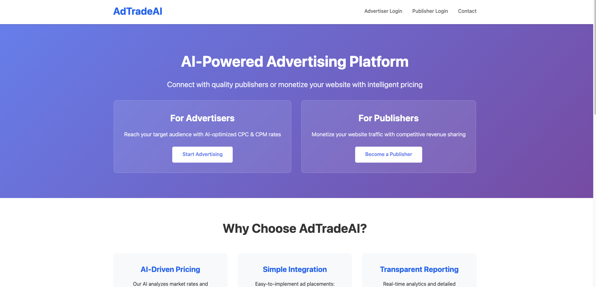ADTRADEAI - ADTRADEAI verbindt adverteerders uitgevers AI-gedreven prijzen media 6