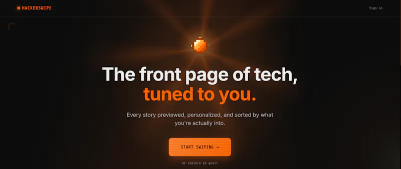 HackerSwipe screenshot 2