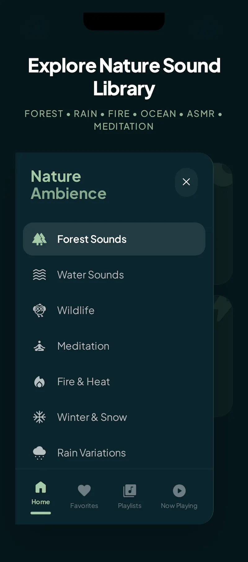 Nature Ambience screenshot 1