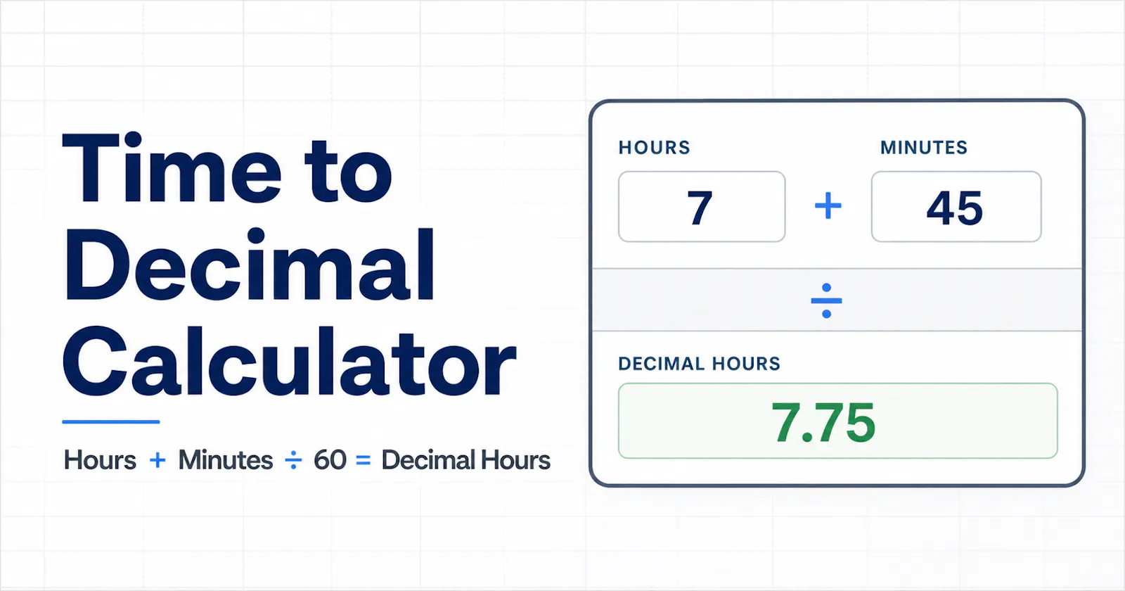 Time to Decimal Calculator screenshot 3