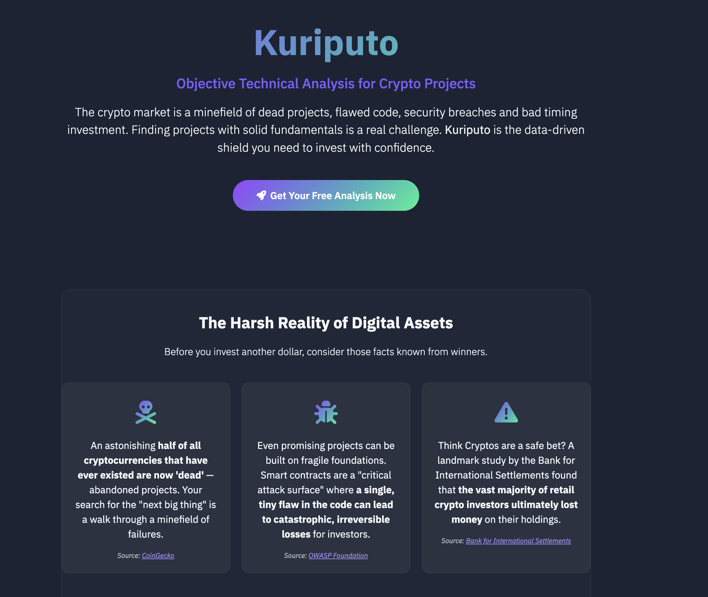 Média Kuriputo - La vérité derrière chaque projets de crypto 1
