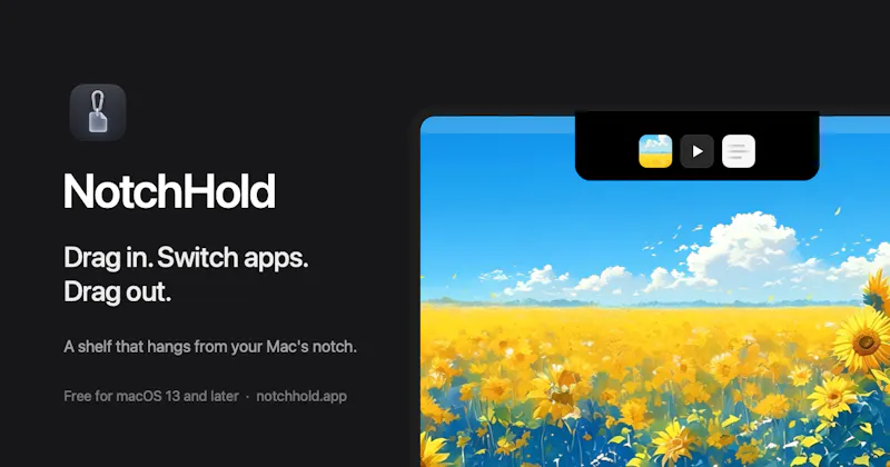 NotchHold screenshot 1