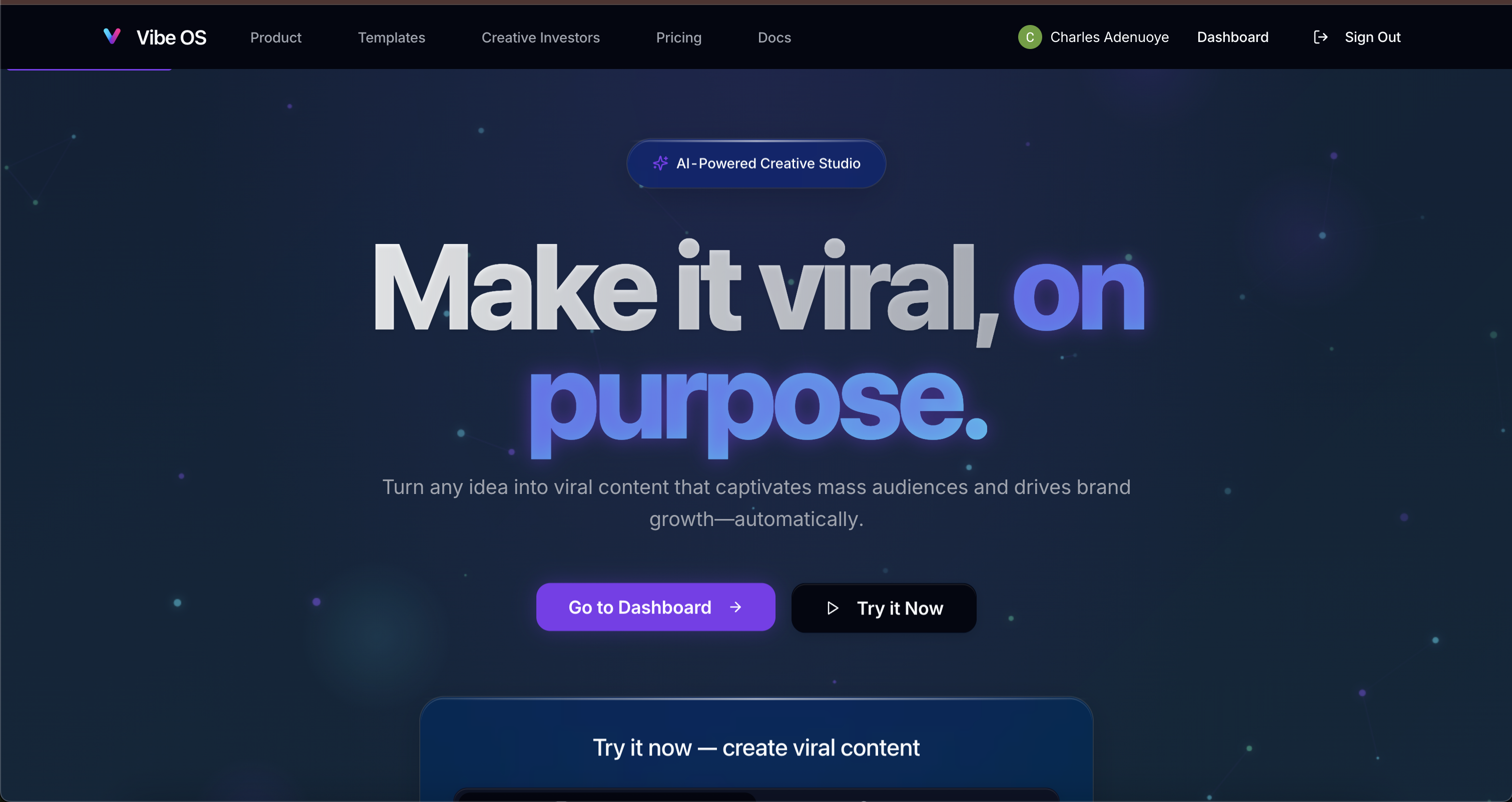 Vibe OS gallery image