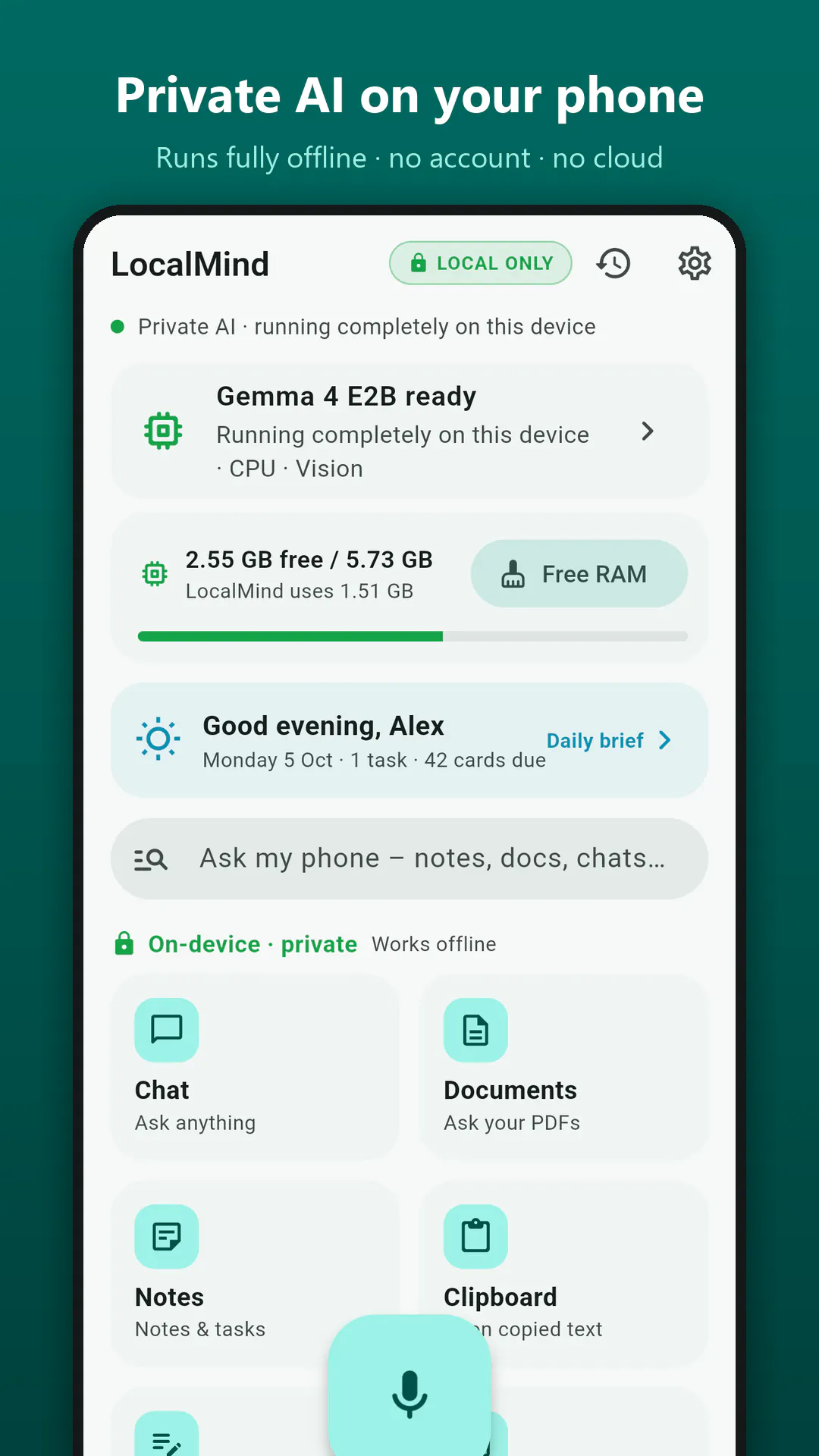 LocalMind: Pocket AI Assistant  logo