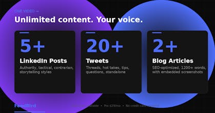 Feedbird 2.0 gallery image