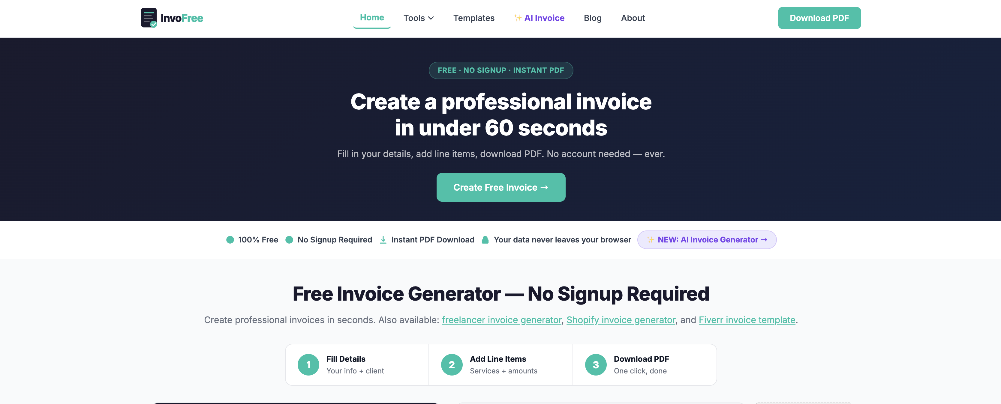 InvoFree gallery image