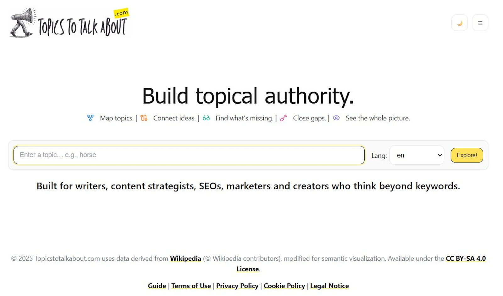 TopicsToTalkAbout screenshot 1