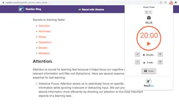 Focus Timer for Chrome gallery image