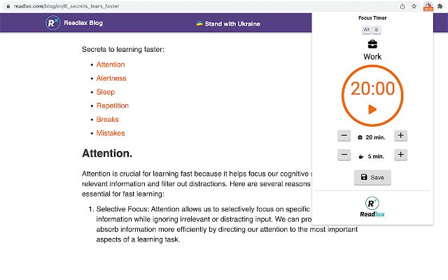 Focustimer voor Chrome media 2