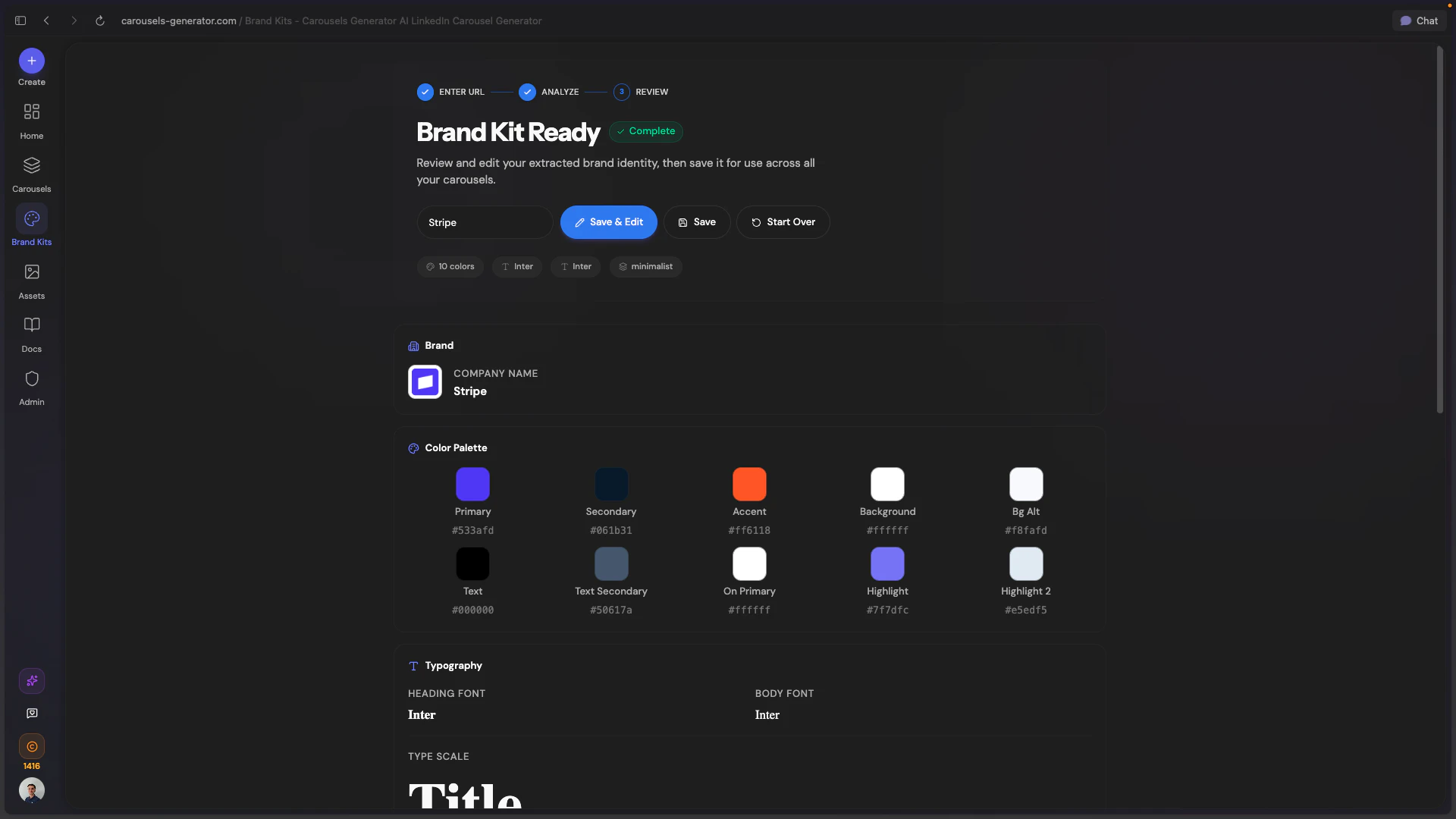Carousels Generator screenshot 5