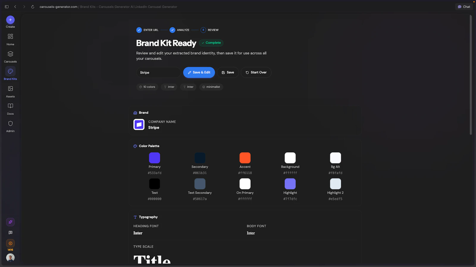 Carousels Generator screenshot 6