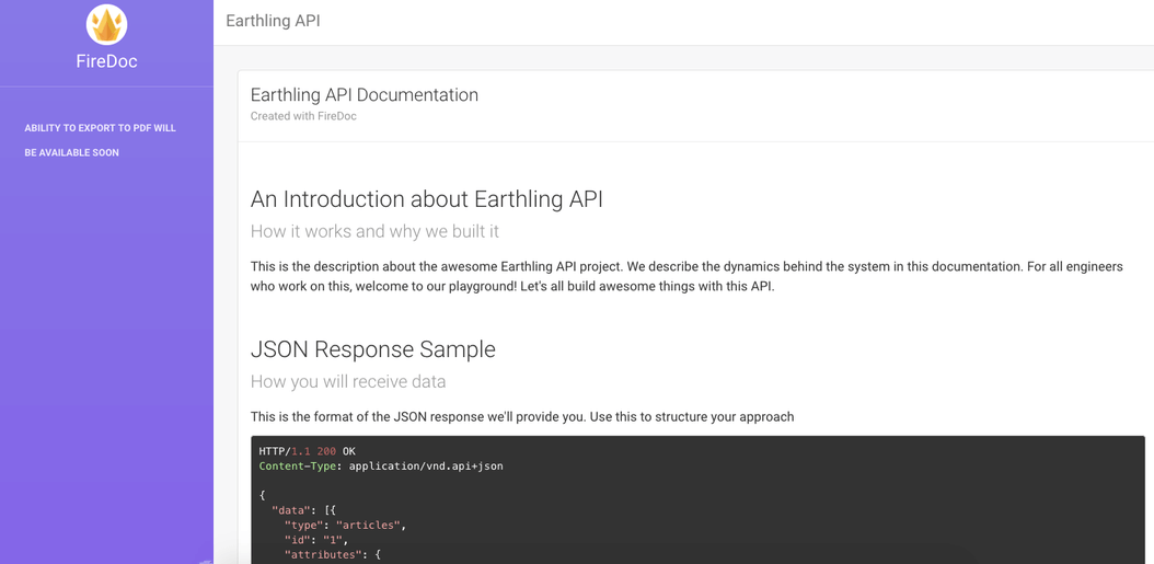 FireDoc - Stunning Code Documentations gallery image