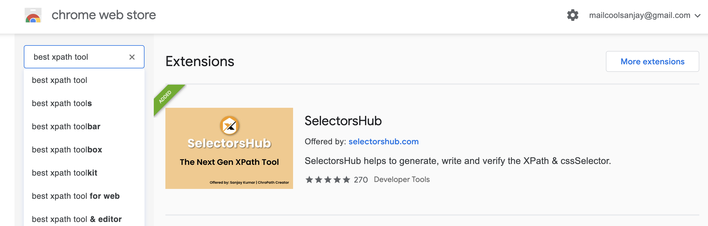 SelectorsHub gallery image