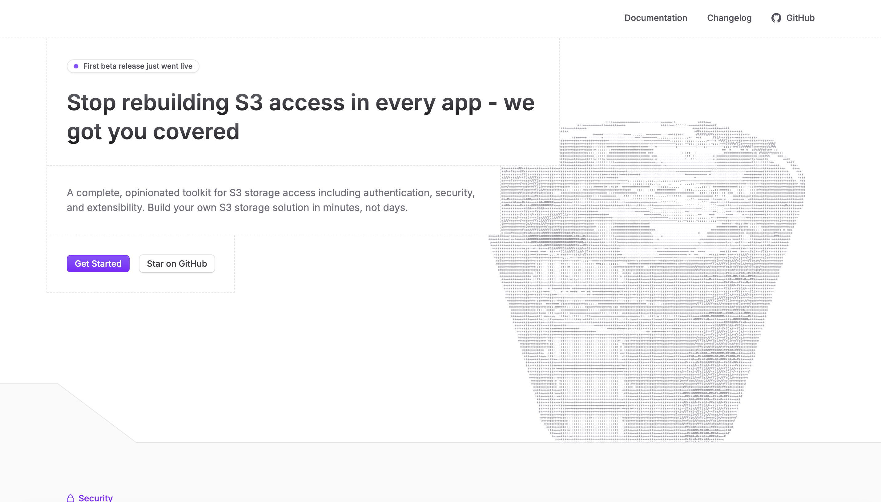 vS3 - Main product screenshot demonstrating key features and user interface