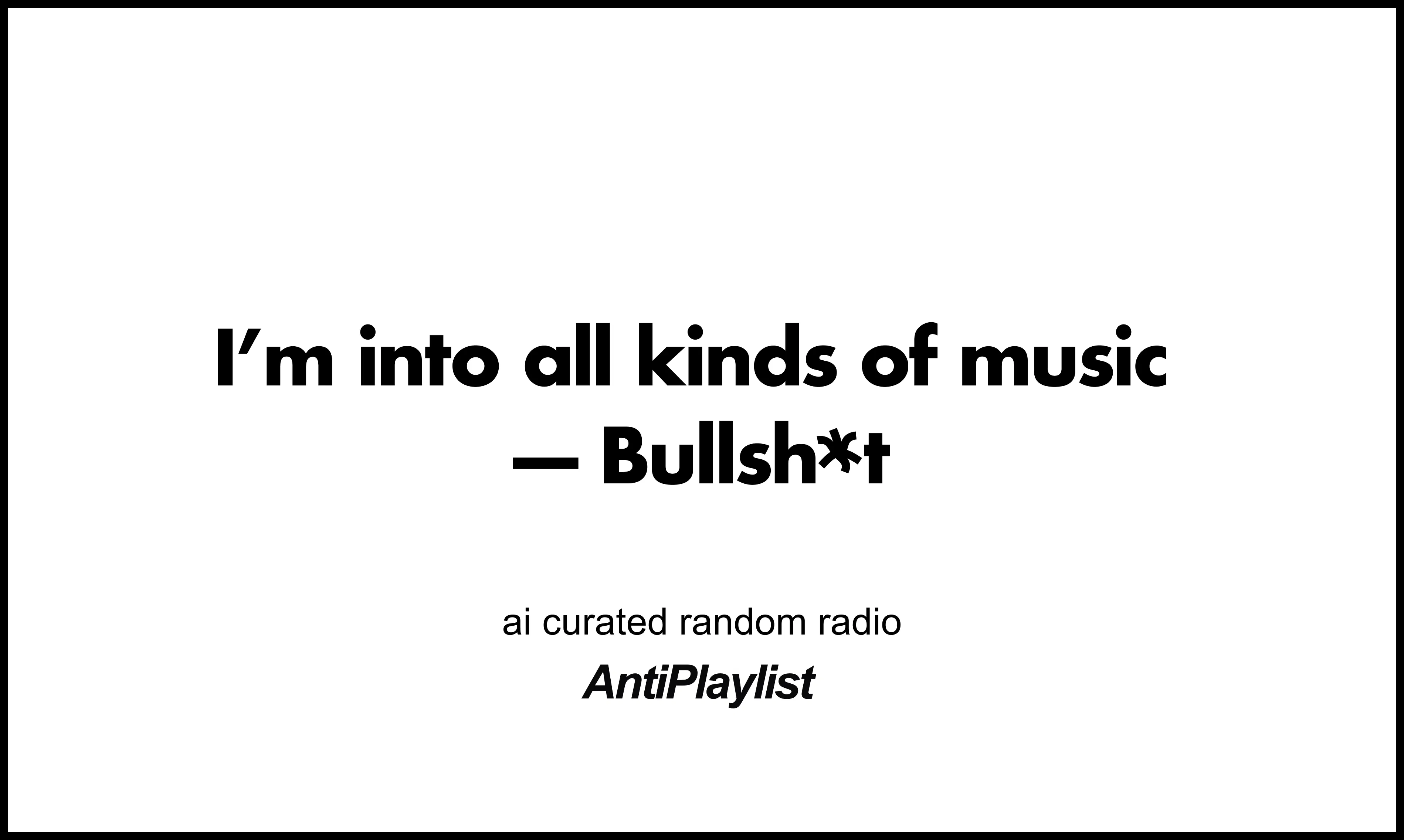 AntiPlaylist gallery image