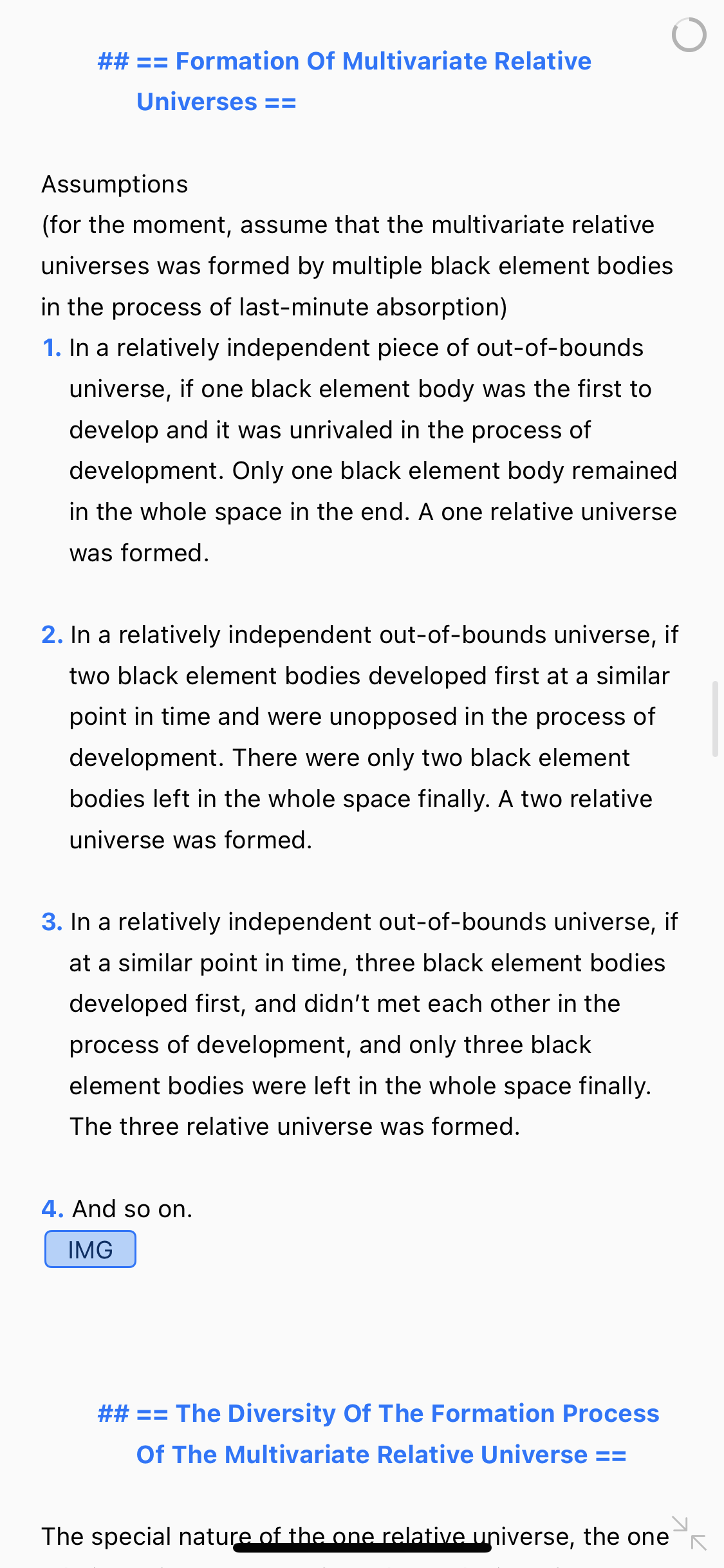 The Prehistory Hypothesis Of Universe gallery image