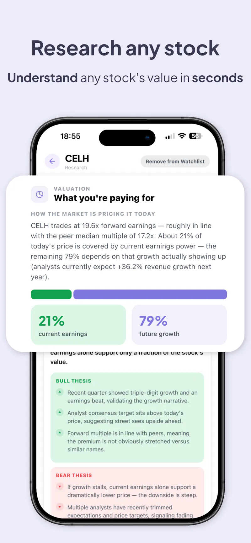 Sentex: Real-time AI Stock Intelligence screenshot 5