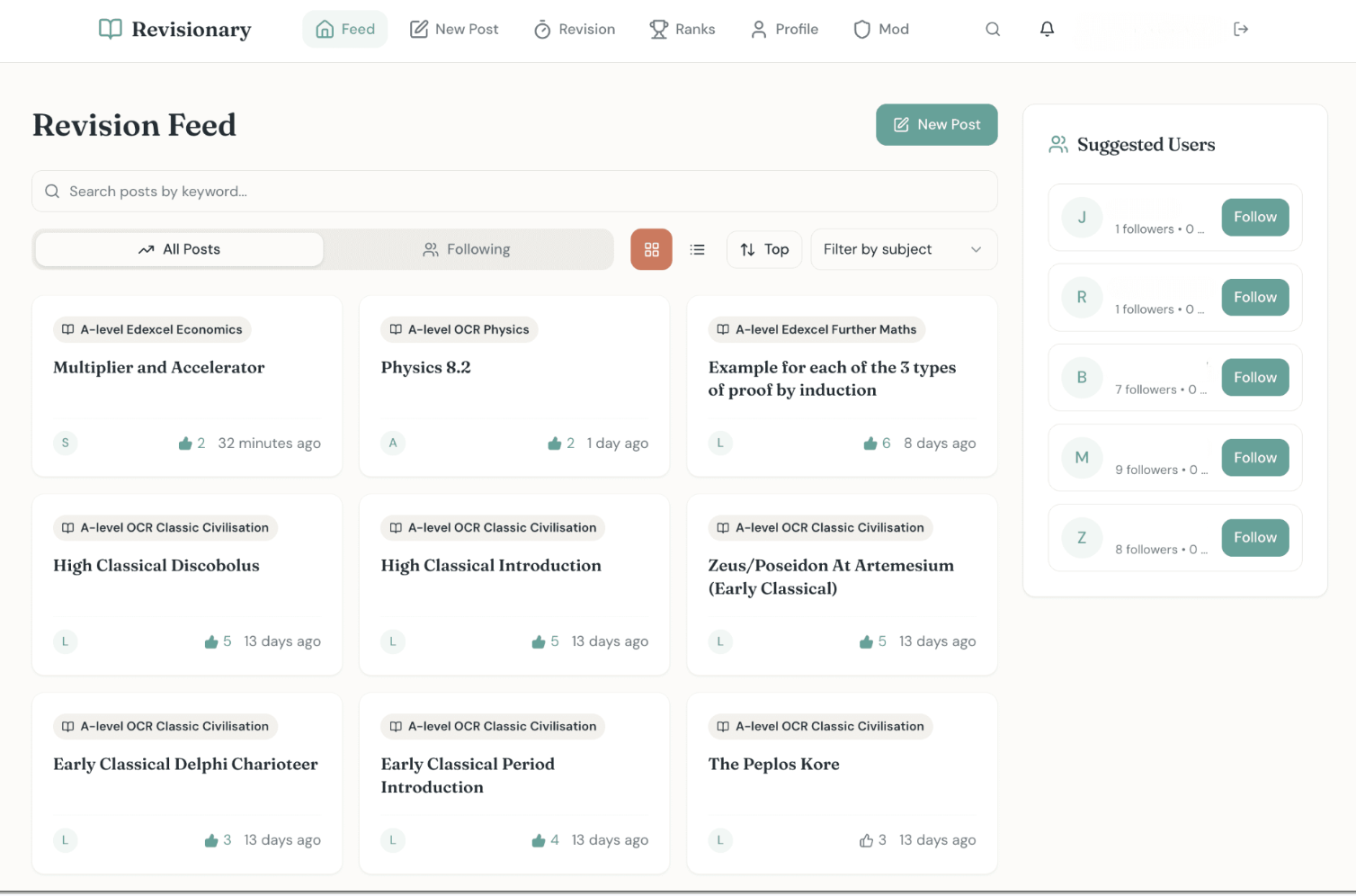 Revisionary - Screenshot 2 showing product features and functionality