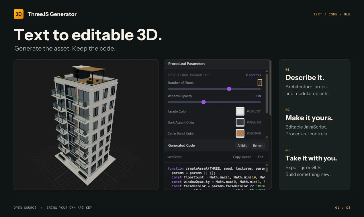  ThreeJS Generator gallery image