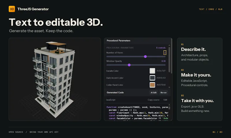  ThreeJS Generator screenshot 2