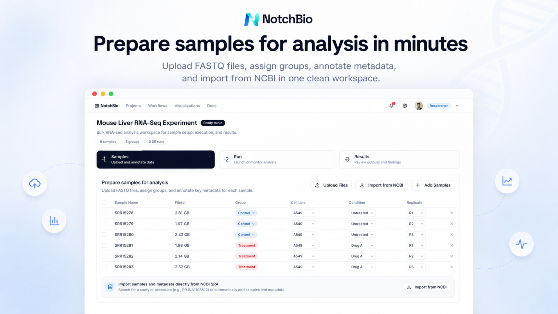 NotchBio - RNA-seq Analysis Platform gallery image