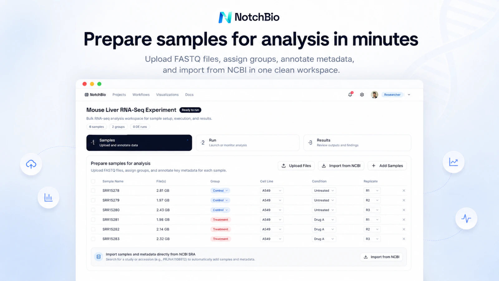 NotchBio - RNA-seq Analysis Platform screenshot 3