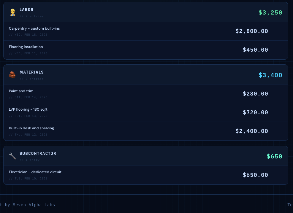 JobCost gallery image