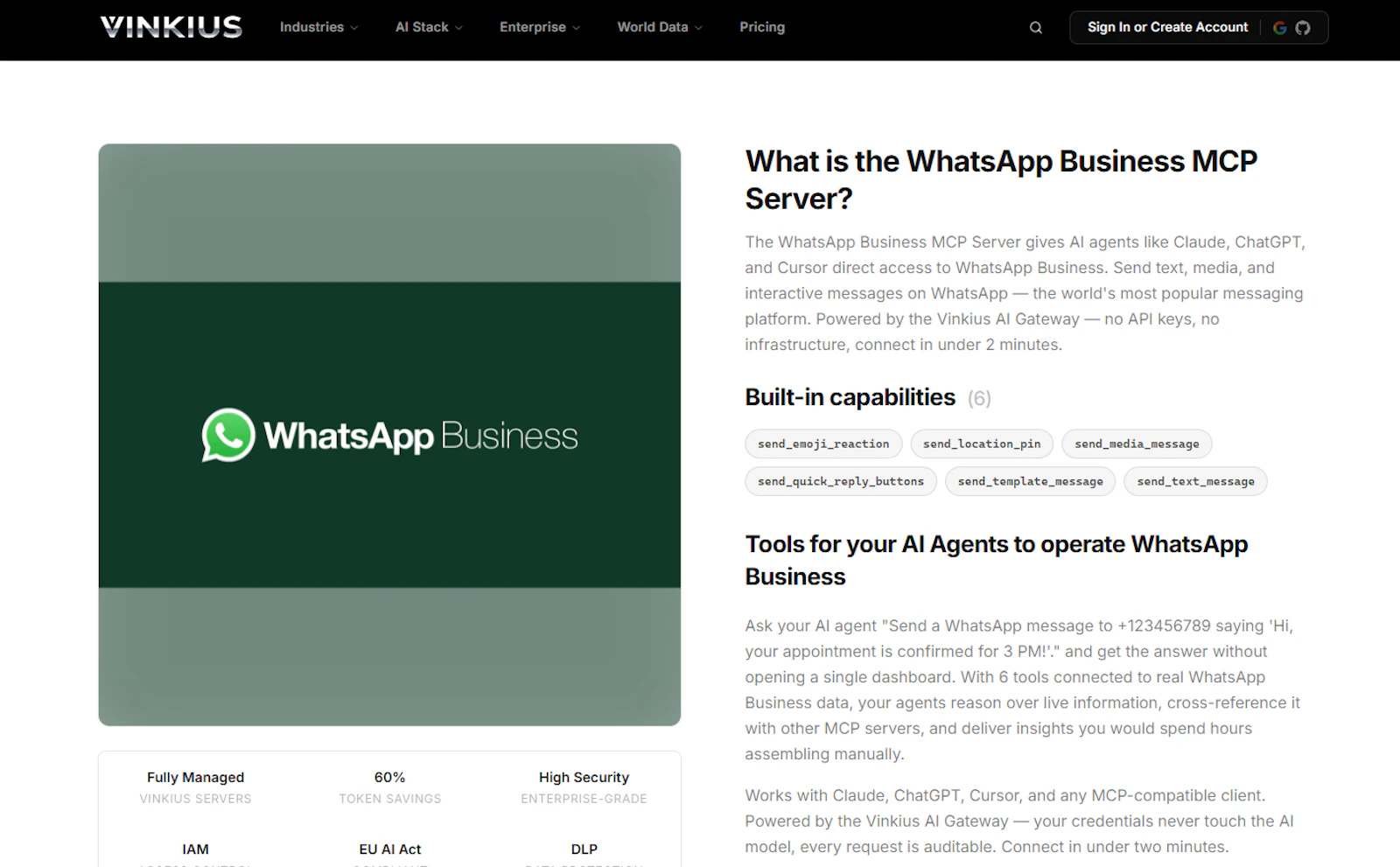 Vinkius unlocks apps for your AI agents screenshot 3