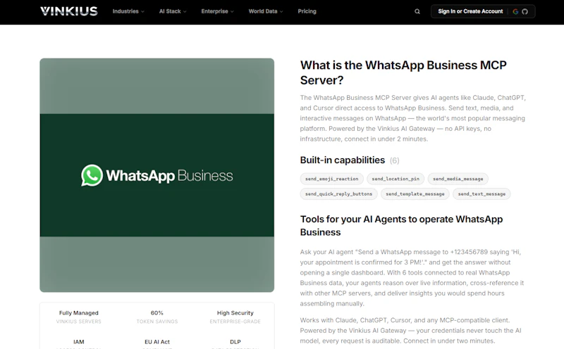 Vinkius unlocks apps for your AI agents screenshot 3