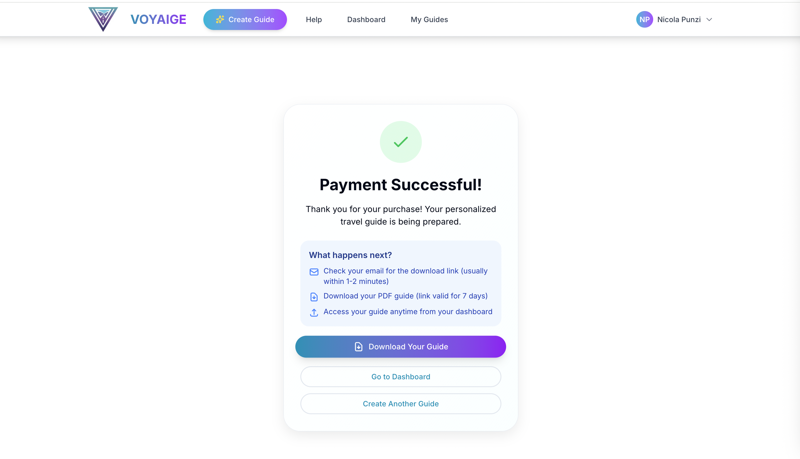 Voyaige - AI-powered city travel guides gallery image