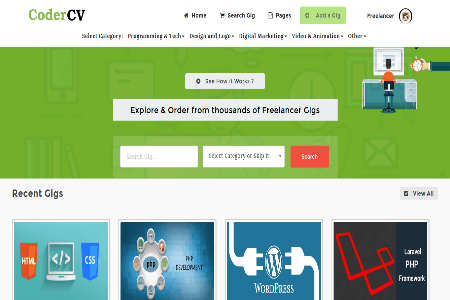 CoderCV - Freelancer Marketplace