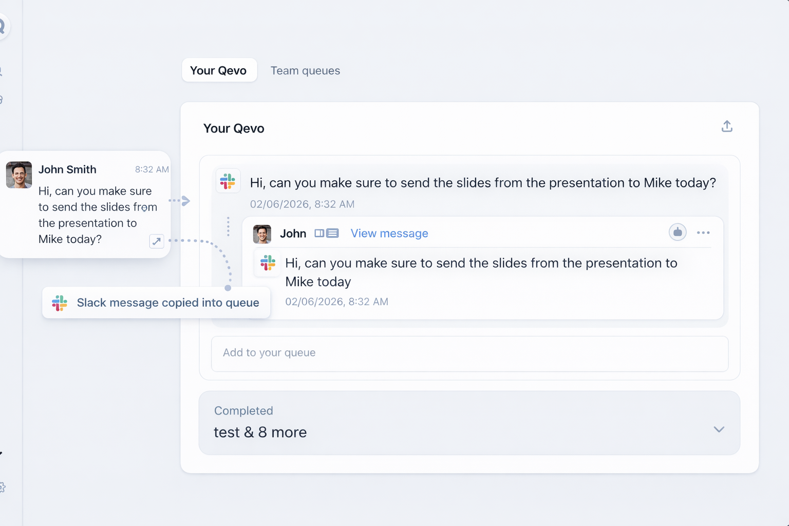 Qevo - Screenshot 2 showing product features and functionality