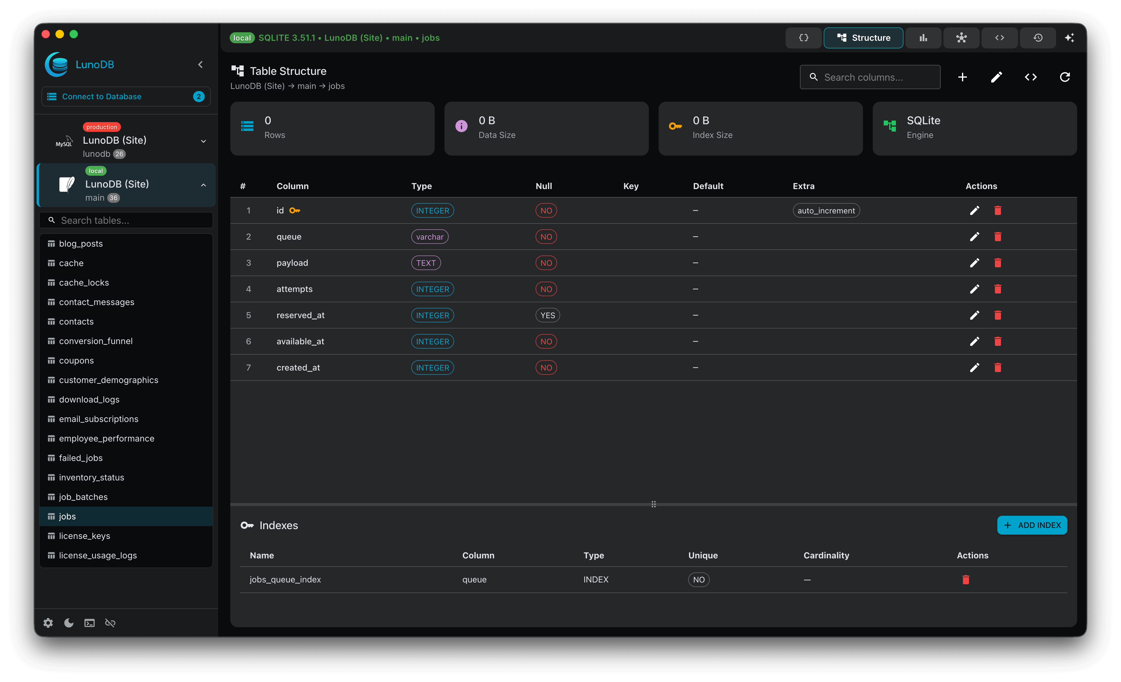 LunoDB - Modern Database Software gallery image