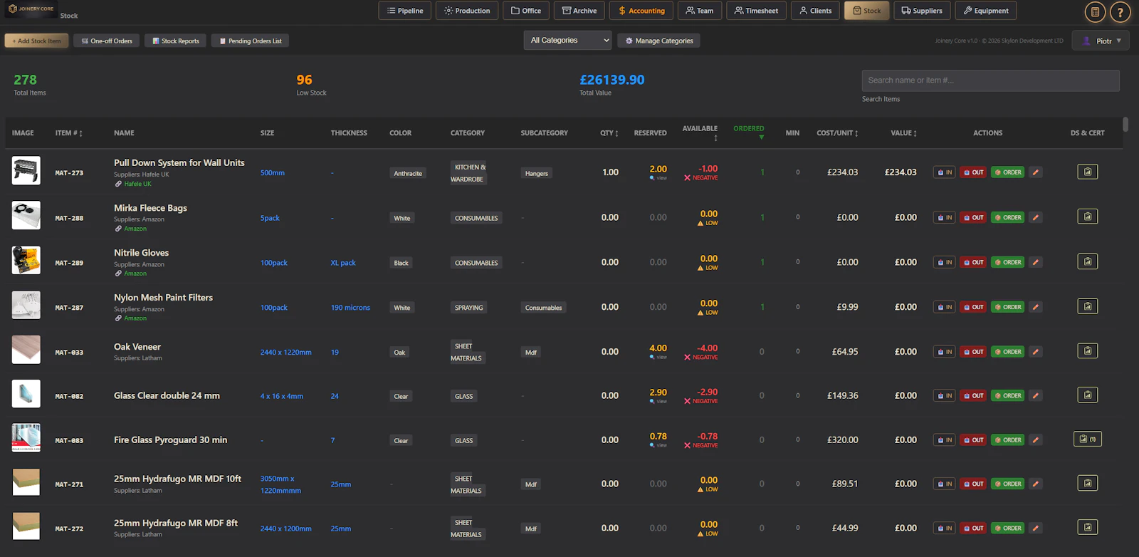 Joinery Core screenshot 3