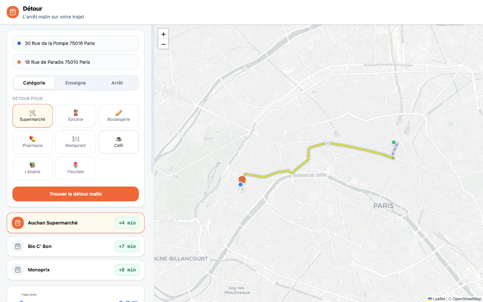 Détour screenshot 3